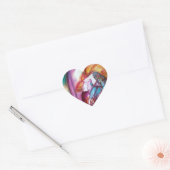ROMEO EN JULIET/Valentijnsdag Hart Sticker (Envelop)