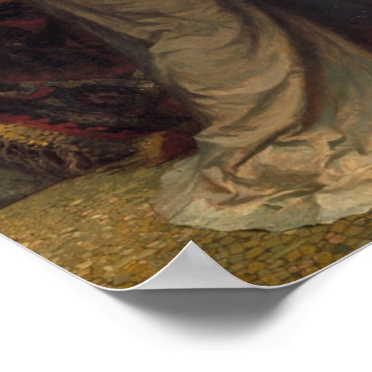 Romeo en Juliet van Frank Dicksee Poster (Hoek)