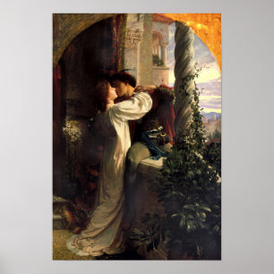 Romeo en Juliet van Frank Dicksee Poster