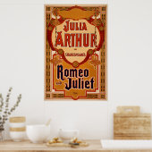 Romeo en Juliet Vintage Poster (Keuken)