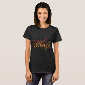 Romeo en Juliet Word Art T-shirt