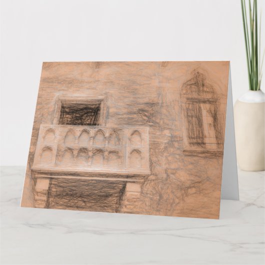 Romeo en Juliet's Balcony da Vinci Kaart (Voorkant)