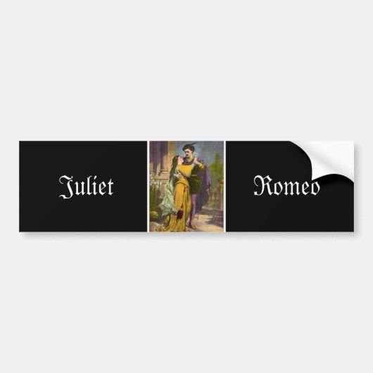 Romeo & Julia Bumpersticker (Voorkant)