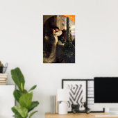 Romeo & Julia van Frank Dicksee Poster (Thuiskantoor)