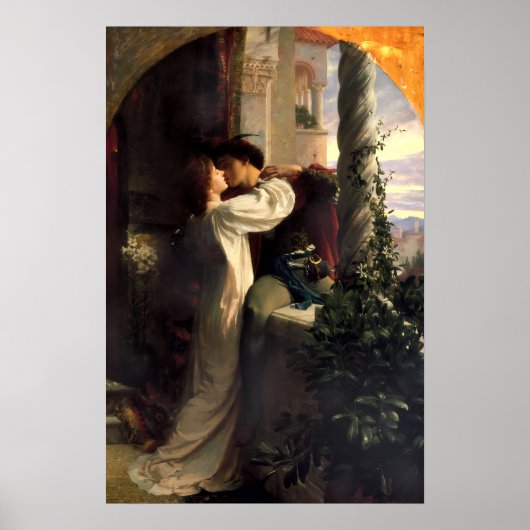 Romeo & Julia van Frank Dicksee Poster (Voorkant)