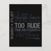Romeo & Juliet Love Quote Briefkaart (Voorkant)