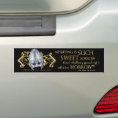 Romeo & Juliet Quote (Gold Version) Bumpersticker (Op auto)