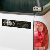 Romeo & Juliet Quote (Gold Version) Bumpersticker (Op Truck)