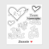 Romeo + Juliet sticker vel (Vel)