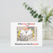 Romeow Briefkaart (Staand voorkant)