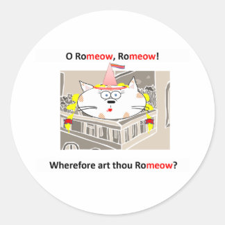 Romeow Ronde Sticker