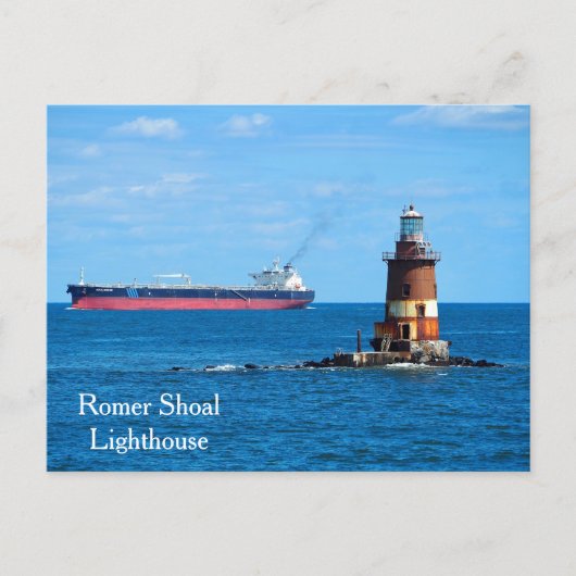 Romer Shoal Lighthouse Guardian of New York Harbor Briefkaart (Voorkant)