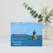 Romer Shoal Lighthouse Guardian of New York Harbor Briefkaart (Staand voorkant)