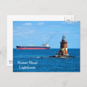 Romer Shoal Lighthouse Guardian of New York Harbor Briefkaart (Voorkant / Achterkant)