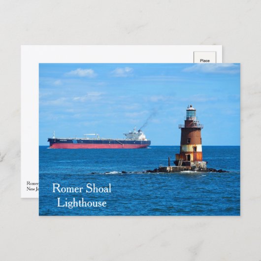 Romer Shoal Lighthouse Guardian of New York Harbor Briefkaart (Voorkant / Achterkant)