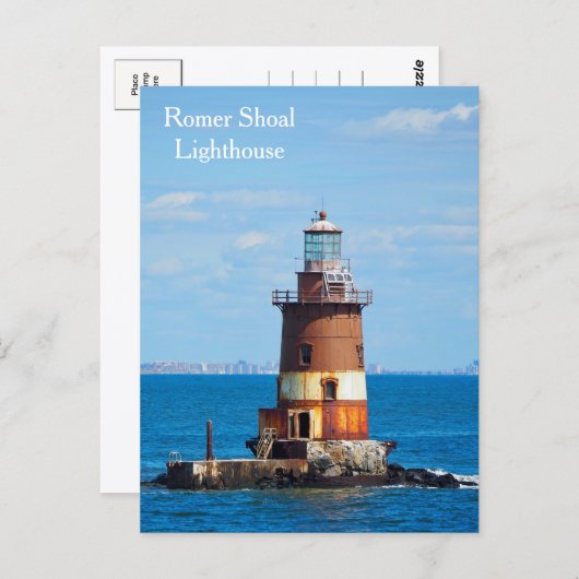 Romer Shoal Lighthouse Postcard Briefkaart (Voorkant / Achterkant)