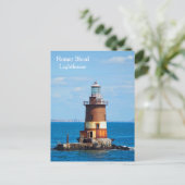 Romer Shoal Vuurtoren Postkaart (Staand voorkant)