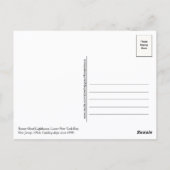 Romer Shoal Vuurtoren Postkaart (Achterkant)