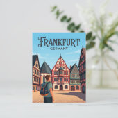Römerberg Duitsland Briefkaart (Staand voorkant)