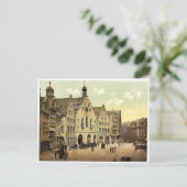 Romerberg met Romer, Frankfort op Main (d.w.z. Fra Briefkaart (Staand voorkant)