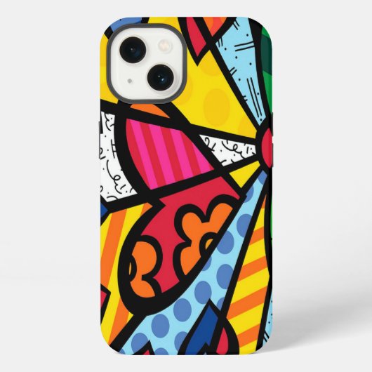 Romero Britto Modern Art iPhone Hoesje (Achterkant)