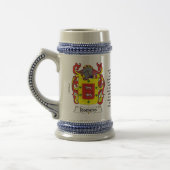 Romero Family Coat of Arms Stein Bierpul (Links)