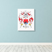 Romero Family Crest Canvas Afdruk (Insitu (Houten vloer))