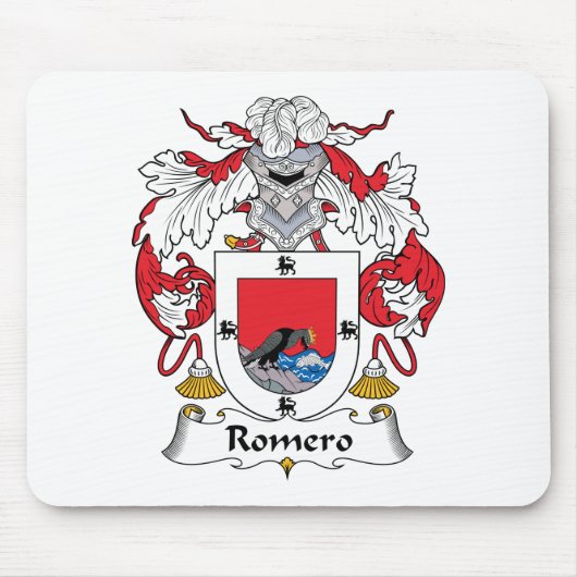 Romero Family Crest Muismat (Voorkant)