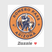 Romero Pass, Arizona wandelroutes Sticker (Vel)