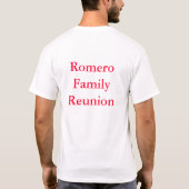 RomeroFamilyReunion T-shirt (Achterkant)