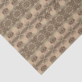 Romig bruin patroon tissuepapier (Detail)