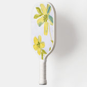 Romige bloemblaadjes van Lydia's Art-Sangria Pickleball Paddle (Links)