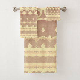 romige bordeaux bad handdoek