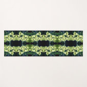 Romige Foxglove Flowers Abstract Yogamat (Voorkant (horizontaal))