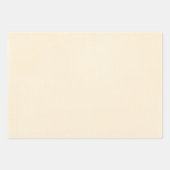 Romige ivoren look van stof inpakpapier vel (Voorkant 3)