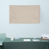 Romige Paddestoel Solid Color Spandoek (Beurs)