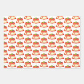 Romige Panna Cotta Inpakpapier Vel (Voorkant)