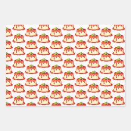 Romige Panna Cotta Inpakpapier Vel