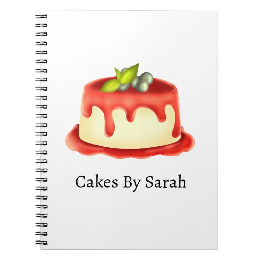 Romige Panna Cotta Notitieboek (Voorkant)