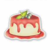 Romige Panna Cotta Sticker (Voorkant)