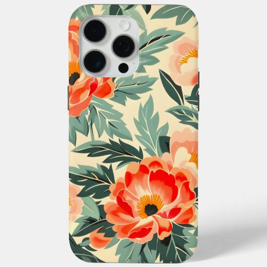 Romige  perzik bloesem Waterverf Case-Mate iPhone Case (Achterkant)