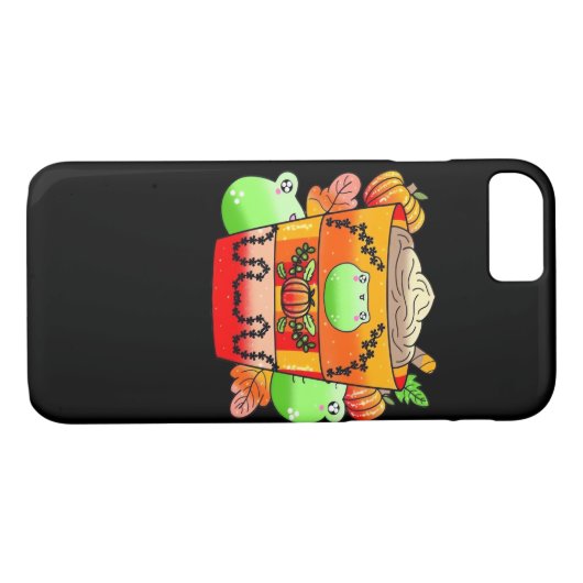 Romige pompoen specerij late seizoen Case-Mate iPhone case (Achterkant (Horizontaal))