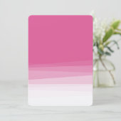 Romige Roze Ombre Waterverf Sweet Sixteen Kaart (Staand voorkant)