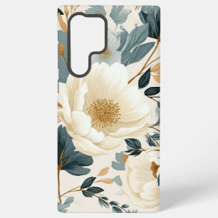 romige Rozen en botanicals Samsung Galaxy Hoesje