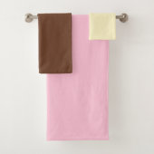 Romige vanille chocolade aardbei bad handdoek (Insitu)