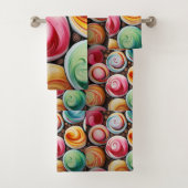 Romige wervelingen bad handdoek (Insitu)