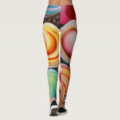 Romige wervelingen leggings (Achterkant)