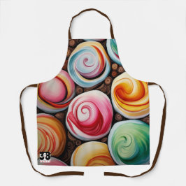 Romige wervelingen schort