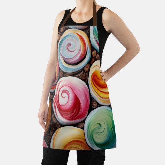 Romige wervelingen schort (Insitu)