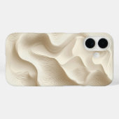 Romige werveltextuur telefoonhoes Case-Mate iPhone case (Achterkant (horizontaal))